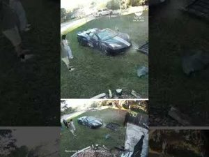 Read more about the article Corvette crashes into Florida family’s backyard on Christmas Eve