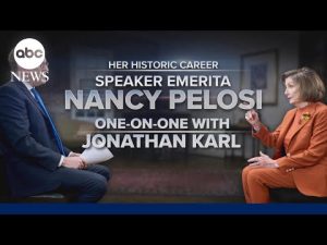 Read more about the article ABC News Live: Speaker Emerita Nancy Pelosi and Jonathan Karl on her historic career