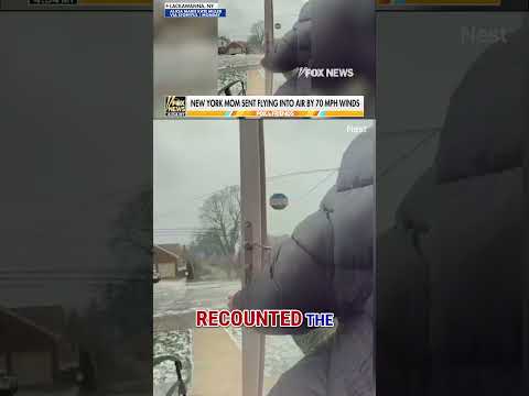 You are currently viewing WATCH: 70-MPH winds send woman FLYING #foxnews #news #us #fox