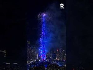 Read more about the article Burj Khalifa lights up as Dubai rings in the new year