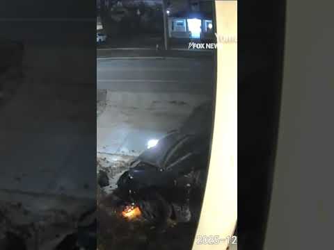 You are currently viewing CHRISTMAS CRASH: Surveillance video shows sedan crashing into a home #foxnews #news #us