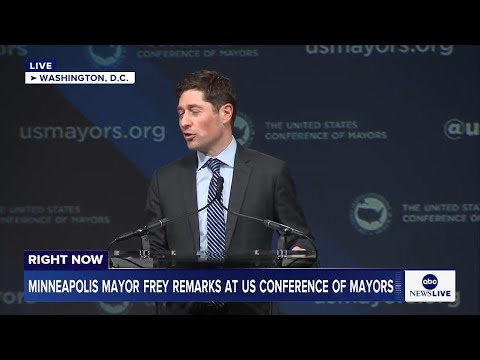 You are currently viewing Minneapolis Mayor Frey delivers remarks at U.S. Conference of Mayors: LIVE