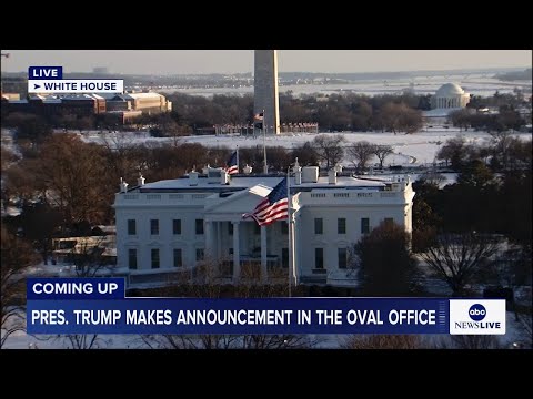 You are currently viewing COMING UP: President Trump makes announcement in the Oval Office