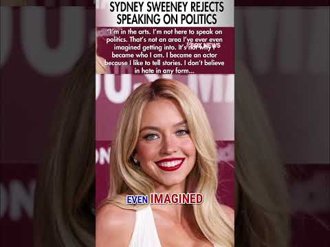 You are currently viewing Sydney Sweeney REJECTS calls to speak on politics #shorts