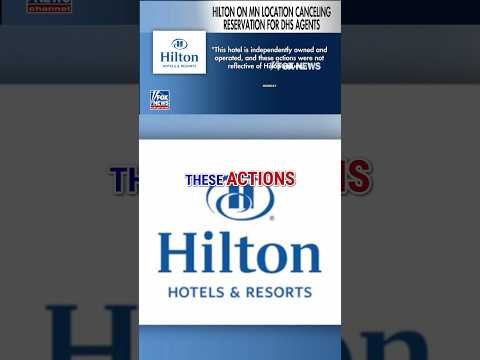 You are currently viewing Hilton Hotels CALLED OUT after Minneapolis location cancels federal agents’ rooms #foxnews #news