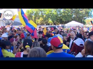 Read more about the article Venezuelans in US celebrate the arrest of Maduro
