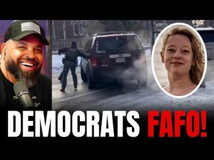 Read more about the article Protests Erupt After Ice Agent Takes Out Unhinged Woman trying to Run him OVER!