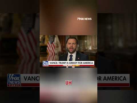 You are currently viewing JD Vance: Trump is greedy for the American people, Democrats are greedy for themselves
