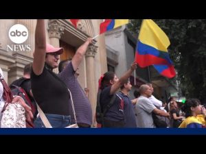Read more about the article Protests erupt across Colombia, in support of Venezuela against US actions