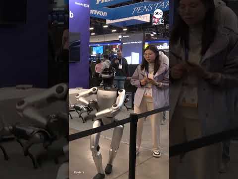 You are currently viewing Dancing robot gets a little too funky at CES in Las Vegas