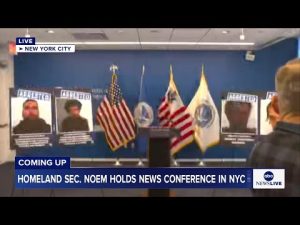 Read more about the article COMING UP: Secretary Noem holds news conference in New York City