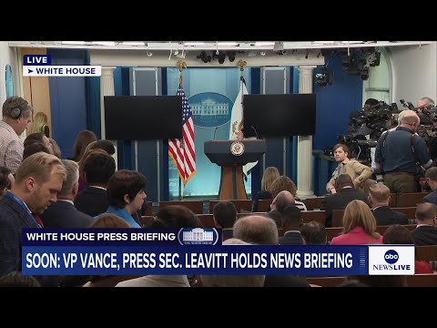 You are currently viewing COMING UP: Vice President Vance participates in White House press briefing