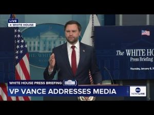 Read more about the article LIVE: Vice President Vance participates in White House press briefing