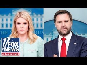 Read more about the article WATCH LIVE: Karoline Leavitt, JD Vance speak at White House