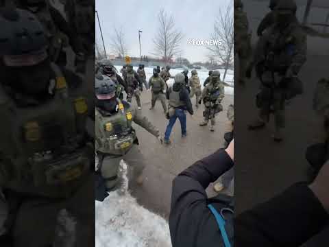 You are currently viewing NEW: Man arrested after allegedly spitting on a federal agent #federal #shorts #agent #arrest