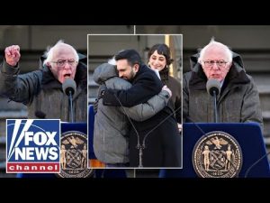 Read more about the article WATCH: Sen. Bernie Sanders swears in Zohran Mamdani as 112th NYC mayor