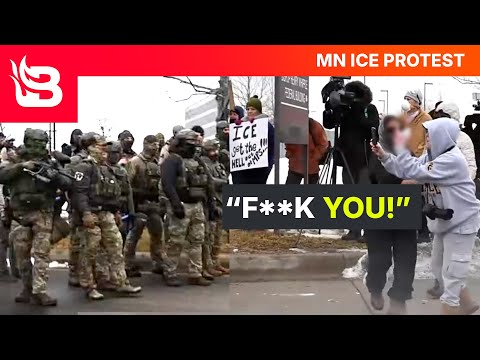 Read more about the article Unhinged Protesters Harass ICE Agents in Minnesota after Shooting | RAW FOOTAGE: