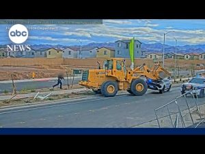 Read more about the article Nevada construction worker accused of ramming police vehicles with front loader