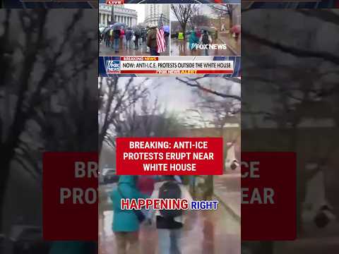 You are currently viewing BREAKING: Anti-ICE protests ERUPT near White House #shorts #foxnews #breakingnews