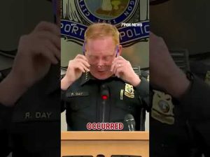 Read more about the article Portland Police chief wipes away tears while sharing information about shooting #shorts #foxnews
