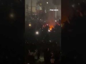 Read more about the article WATCH: Iranian protestors march through Tehran #shorts #foxnews #news #us