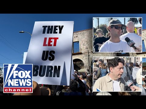 You are currently viewing ‘THEY LET US BURN’: Palisades Fire victims protest leadership one year after catastrophic fires