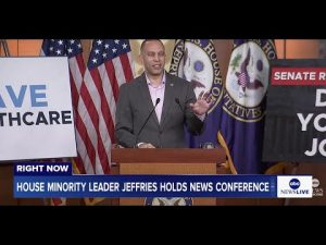 Read more about the article House Minority Leader Jeffries holds a news conference: LIVE