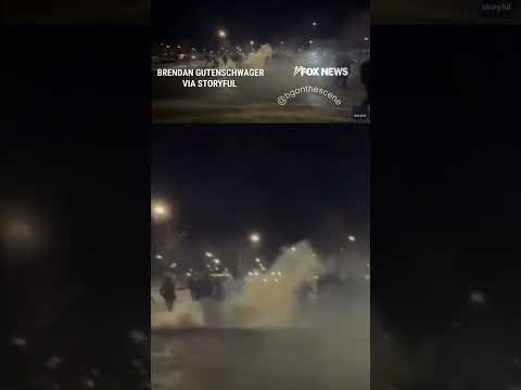 Read more about the article SEE IT: Video shows authorities firing tear gas during anti-ICE protest in Minneapolis #foxnews