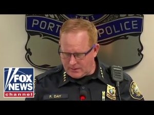 Read more about the article Portland police chief CRIES after gang members shot by feds
