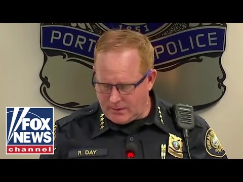 Read more about the article Portland police chief CRIES after gang members shot by feds