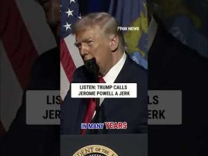 Read more about the article HEAR IT: Trump calls Jerome Powell a ‘jerk’ who will be ‘gone soon’ #trump #shorts #donaldtrump