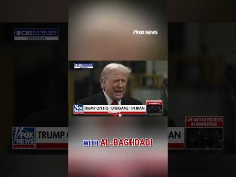 You are currently viewing ‘HELP ON THE WAY’: Trump teases ‘endgame’ in Iran during CBS interview #shorts #trump #iran #fox