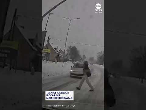 You are currently viewing Teen girl struck by car on marked crosswalk