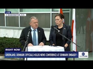 Read more about the article LIVE: Officials from Greenland and Denmark hold news conference in D.C.