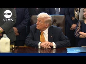 Read more about the article President Trump says ‘killing in Iran is stopping’ amid protests