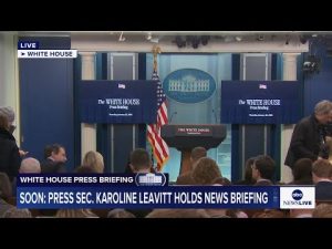 Read more about the article COMING UP: White House press briefing