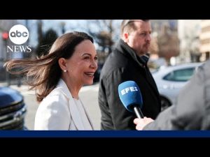 Read more about the article Trump meets with Venezuelan opposition leader Maria Corina Machado