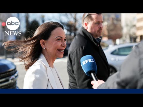 You are currently viewing Trump meets with Venezuelan opposition leader Maria Corina Machado