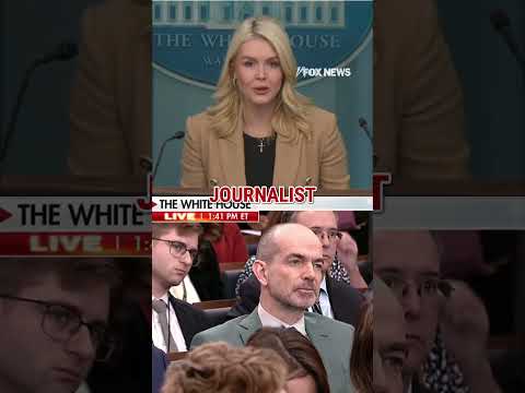 You are currently viewing Leavitt tears apart reporter as ‘left-wing hack’ #foxnews #news #us #fox