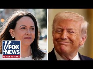 Read more about the article WATCH LIVE:  Venezuela’s María Corina Machado speaks to media after Trump meeting