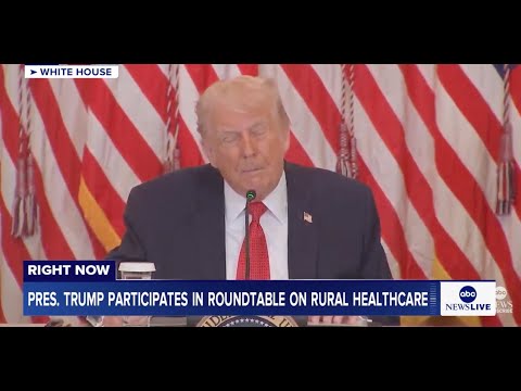 You are currently viewing President Trump participates in a roundtable on rural healthcare: LIVE