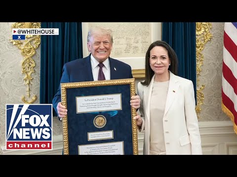 You are currently viewing Machado reveals ‘EMOTIONAL’ Nobel Peace Prize presentation to Trump