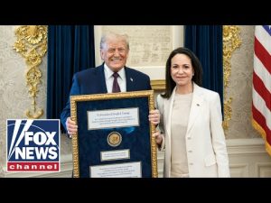 Read more about the article LIVE: Inside Trump’s meeting with Nobel winner Maria Corina Machado; U.S. sanctions Iran