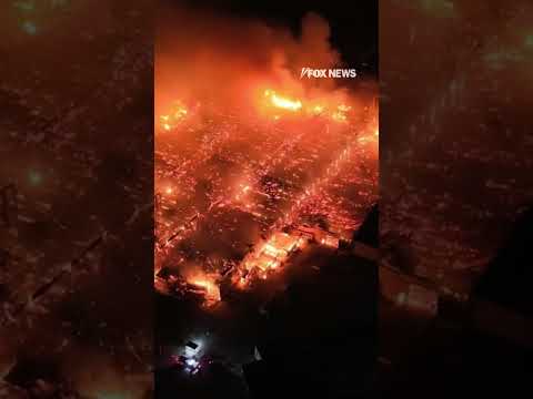 You are currently viewing Drone captures MASSIVE BLAZE at Virginia timber plant