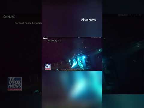 You are currently viewing WATCH: Intense footage shows a police officer saving a trapped driver #shorts #usa #us #crime