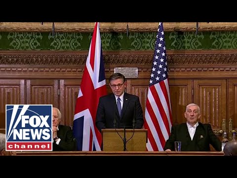 You are currently viewing Speaker Johnson makes HISTORY with UK Parliament address