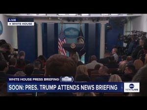 Read more about the article President Trump joins White House Press Briefing: Jan. 20, 2025