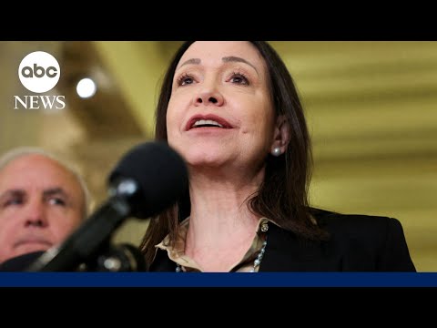You are currently viewing Marina Corina Machado meets with lawmakers on Capitol Hill