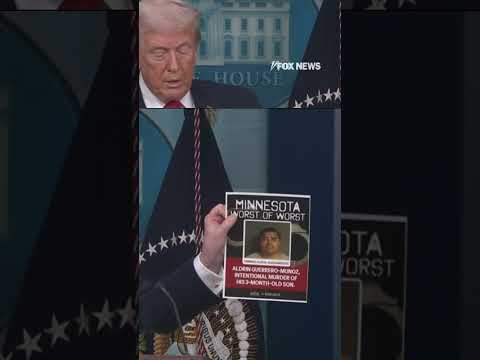 You are currently viewing WATCH: Trump displays mugshots of criminal illegal aliens arrested #trump #shorts #donaldtrump