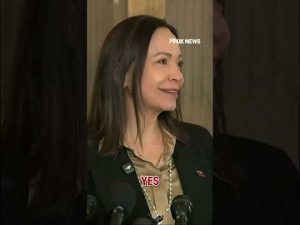 Read more about the article Machado: Venezuela will be free and once we liberate Venezuela, we will keep working #shorts #us